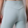 Leggings desportivas elásticas e macias de comprimento 7/8