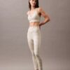 Leggings desportivas elásticas e macias de comprimento 7/8 Leggings desportivas elásticas e macias de comprimento 7/8