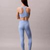 Leggings desportivas modernas de cintura alta com logótipo e comprimento 7/8 Leggings desportivas modernas de cintura alta com logótipo e comprimento 7/8
