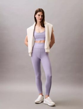 Leggings desportivas modernas de cintura alta e comprimento 7/8