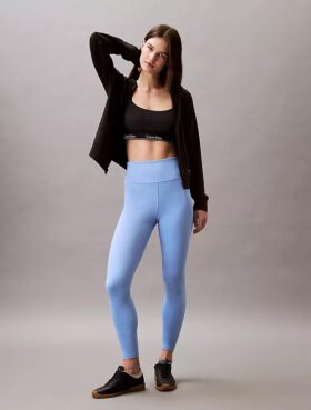 Leggings desportivas modernas de cintura alta e comprimento 7/8