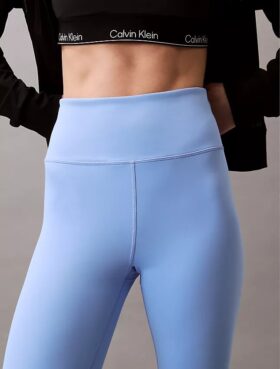 Leggings desportivas modernas de cintura alta e comprimento 7/8