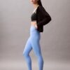 Leggings desportivas modernas de cintura alta e comprimento 7/8 Leggings desportivas modernas de cintura alta e comprimento 7/8