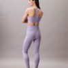 Leggings desportivas modernas de cintura alta e comprimento 7/8 Leggings desportivas modernas de cintura alta e comprimento 7/8