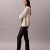 Leggings em imitação de couro Leggings em imitação de couro
