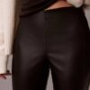 Leggings em imitação de couro Leggings em imitação de couro