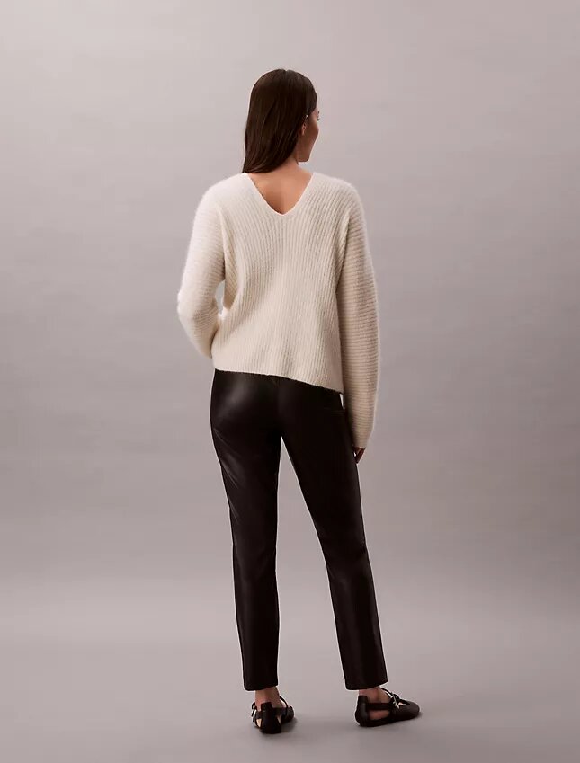 Leggings em imitação de couro Leggings em imitação de couro