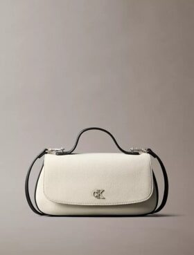 Mala de ombro com alça em lona Monogram