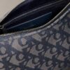 Mala de ombro com logótipo Monogram plissado Mala de ombro com logótipo Monogram plissado