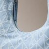 Mala Hobo em Denim com Logótipo Emblemático em Toda a Superfície Mala Hobo em Denim com Logótipo Emblemático em Toda a Superfície
