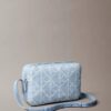 Mala para Câmara em Denim com Logótipo Emblemático em Toda a Superfície