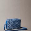 Mala para Câmara em Denim com Logótipo Emblemático em Toda a Superfície
