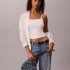Mala para Câmara em Denim com Logótipo Emblemático em Toda a Superfície