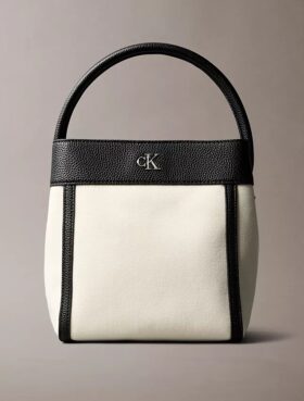 Mala tipo balde em lona Monogram