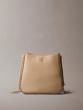 Mala tipo sela com corrente e Monogram
