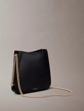 Mala tipo sela com corrente e Monogram