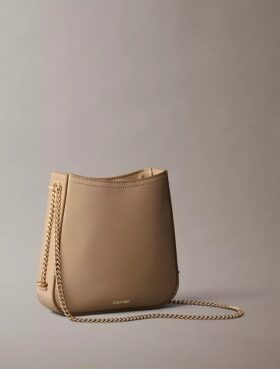 Mala tipo sela com corrente e Monogram