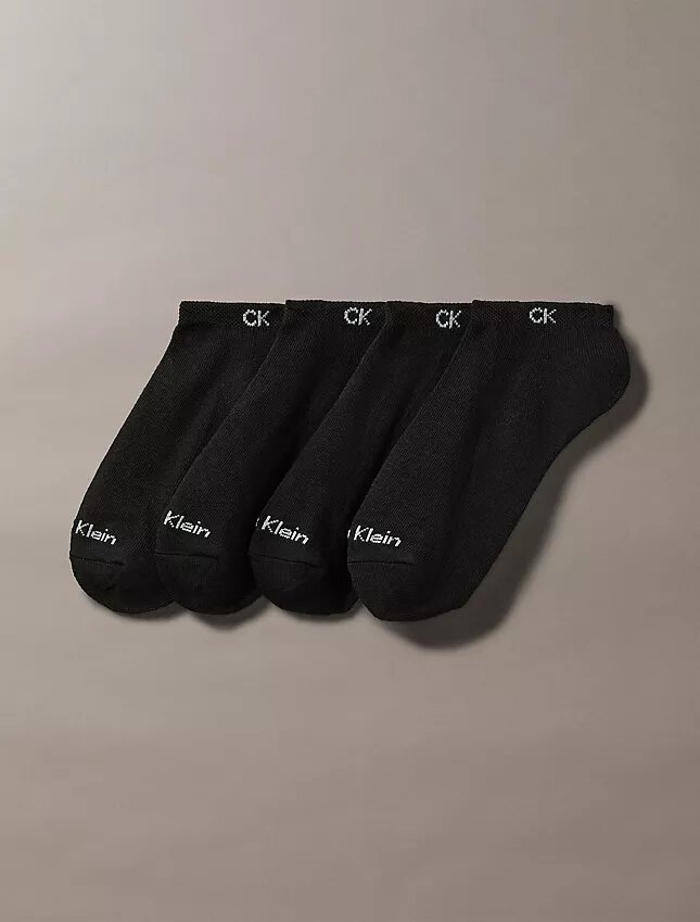 Meias básicas almofadadas invisíveis, embalagem de 6 pares Meias básicas almofadadas invisíveis, embalagem de 6 pares