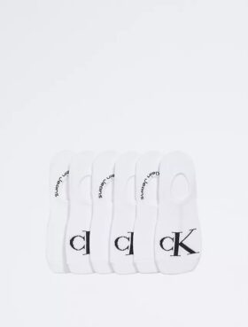Meias curtas de malha lisa com Monogram, embalagem de 6