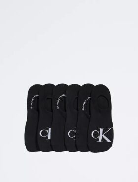 Meias curtas de malha lisa com Monogram, embalagem de 6