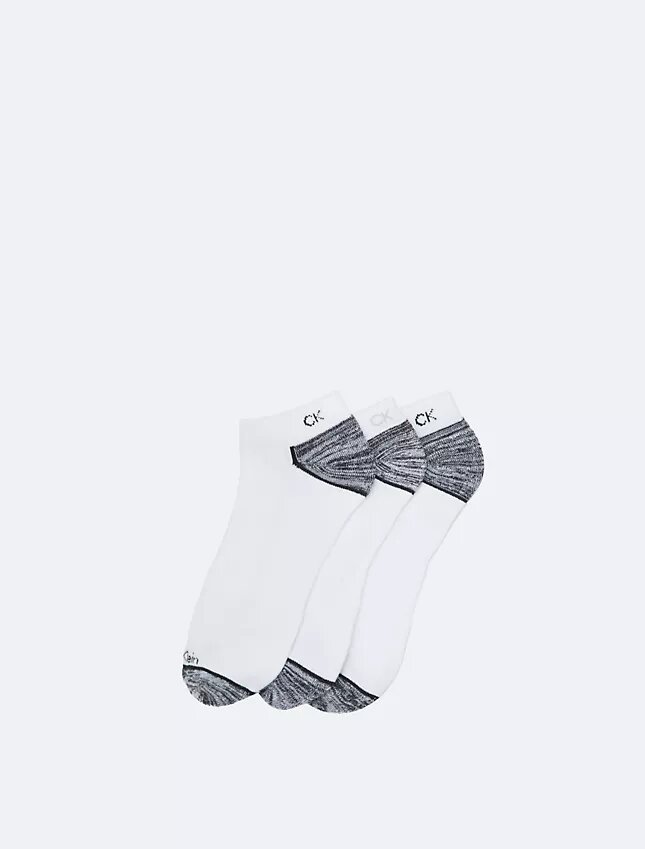 Meias invisíveis de Microfiber de alto desempenho, embalagem de 3 Meias invisíveis de Microfiber de alto desempenho, embalagem de 3