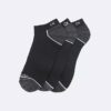 Meias invisíveis de Microfiber de alto desempenho, embalagem de 3 Meias invisíveis de Microfiber de alto desempenho, embalagem de 3