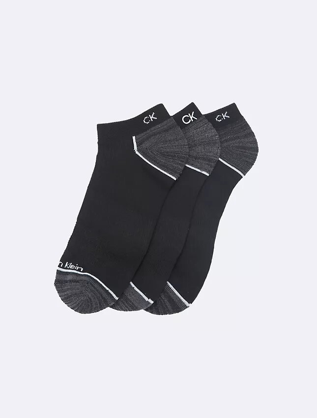Meias invisíveis de Microfiber de alto desempenho, embalagem de 3 Meias invisíveis de Microfiber de alto desempenho, embalagem de 3