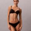 Microfiber Thong com renda, embalagem de 3 unidades Microfiber Thong com renda, embalagem de 3 unidades