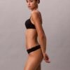 Microfiber Thong com renda, embalagem de 3 unidades Microfiber Thong com renda, embalagem de 3 unidades