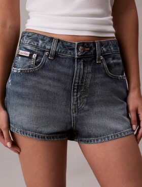 Mini-calções de Denim