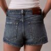 Mini-calções de Denim