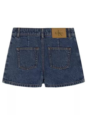 Mini-saia-calça Denim para meninas