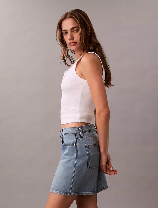 Mini-saia de Denim Mini-saia de Denim