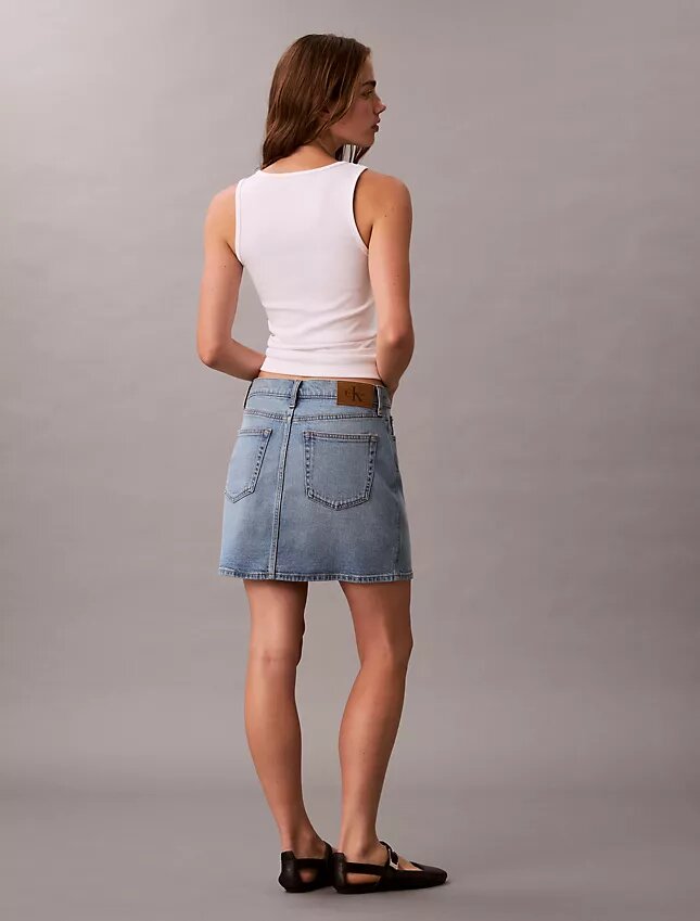 Mini-saia de Denim Mini-saia de Denim