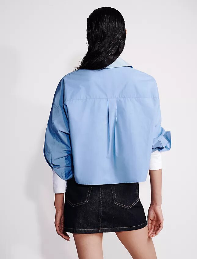 Mini-saia de Denim com cintura assimétrica Mini-saia de Denim com cintura assimétrica