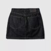 Mini-saia de Denim com cintura assimétrica Mini-saia de Denim com cintura assimétrica