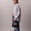 Mini Tote Monogram com alça transversal