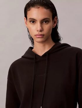Mini-vestido com capuz