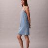 Mini-vestido de Denim com alças Mini-vestido de Denim com alças