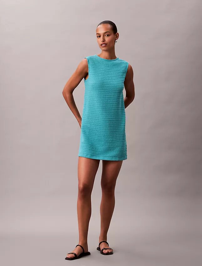 Mini-vestido em croché Mini-vestido em croché