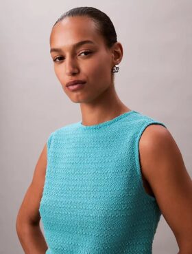 Mini-vestido em croché