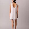 Mini-vestido em popeline de algodão