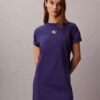 Mini-vestido T-shirt Monologo Mini-vestido T-shirt Monologo