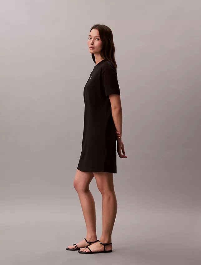Mini-vestido T-shirt Monologo Mini-vestido T-shirt Monologo