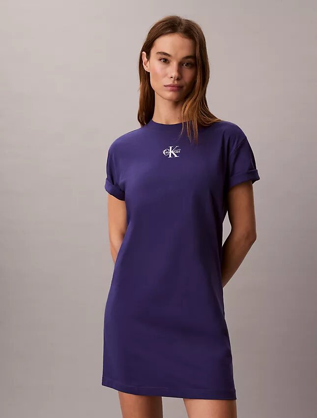Mini-vestido T-shirt Monologo Mini-vestido T-shirt Monologo
