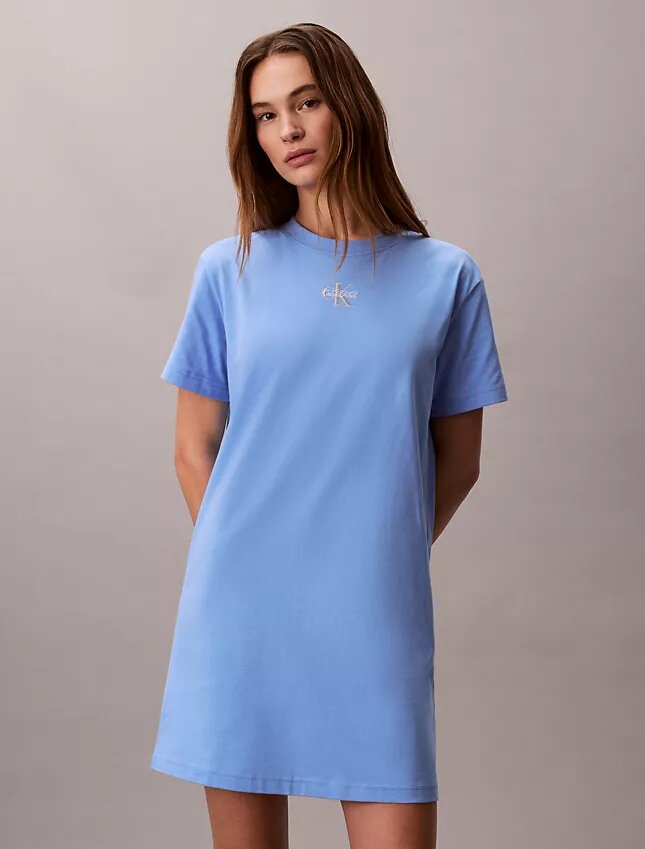 Mini-vestido T-shirt Monologo Mini-vestido T-shirt Monologo