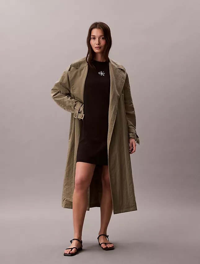 Mini-vestido T-shirt Monologo Mini-vestido T-shirt Monologo