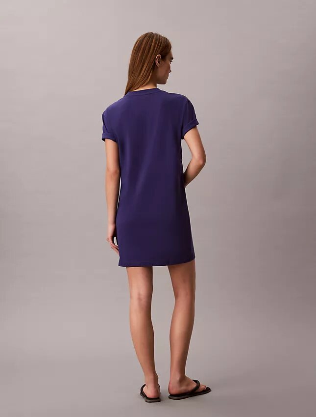 Mini-vestido T-shirt Monologo Mini-vestido T-shirt Monologo