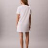 Mini-vestido tipo t-shirt com padrão floral Mini-vestido tipo t-shirt com padrão floral