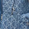 Mochila com logótipo em Denim por toda a superfície Mochila com logótipo em Denim por toda a superfície